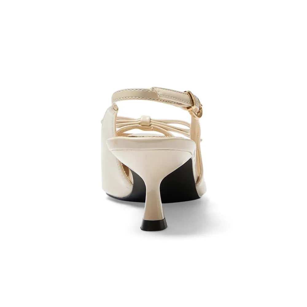 Verity Heel in Bone Patent