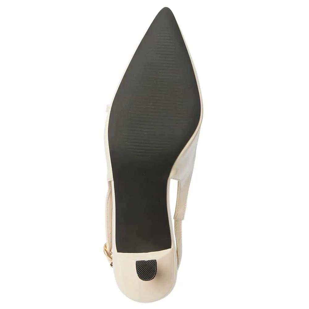 Verity Heel in Bone Patent