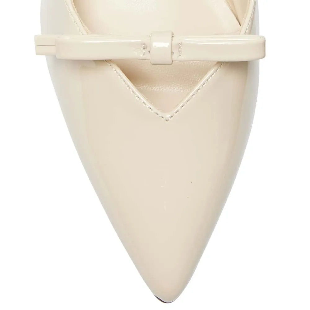 Verity Heel in Bone Patent
