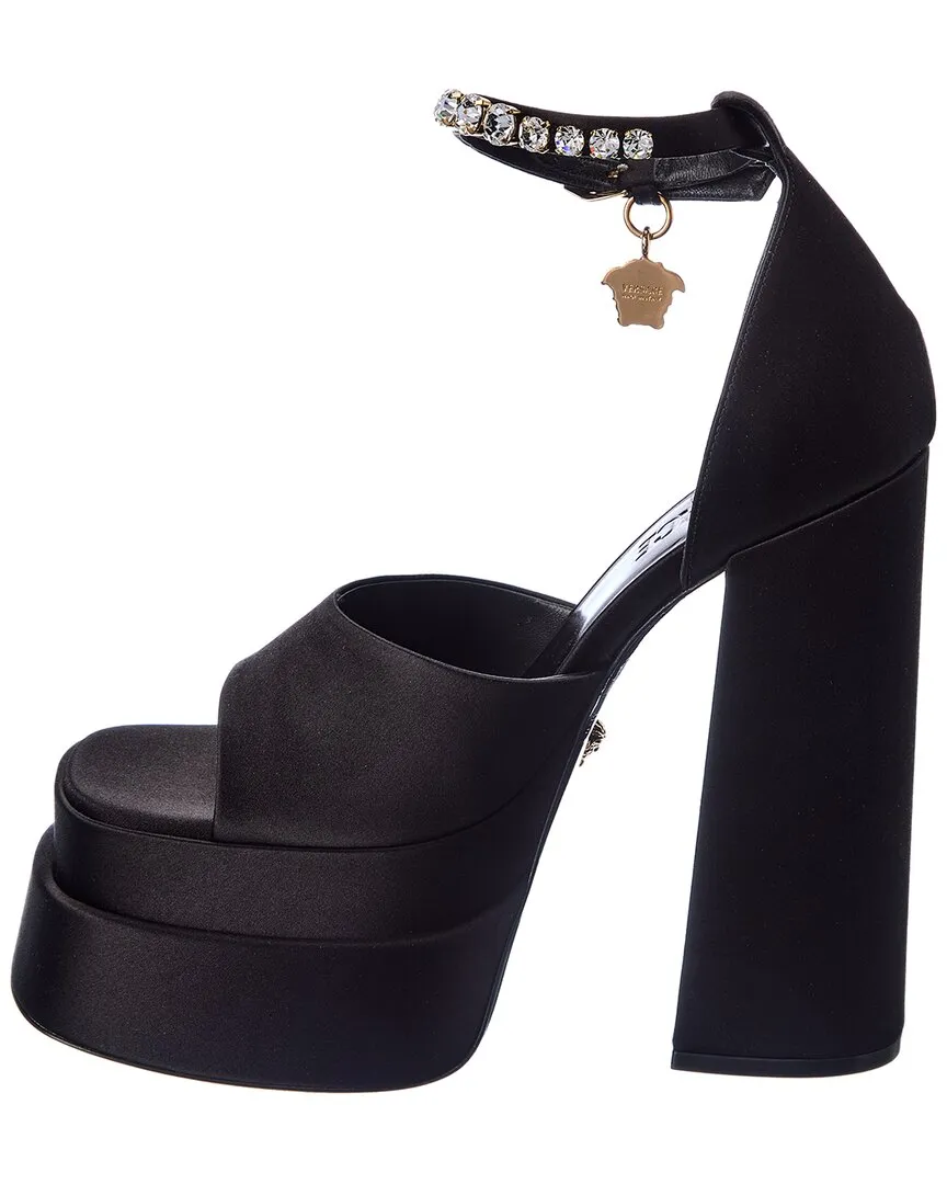 Versace Aevitas Silk Platform Sandal