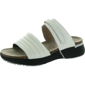 Vesta Womens Leather Wedge Sandals