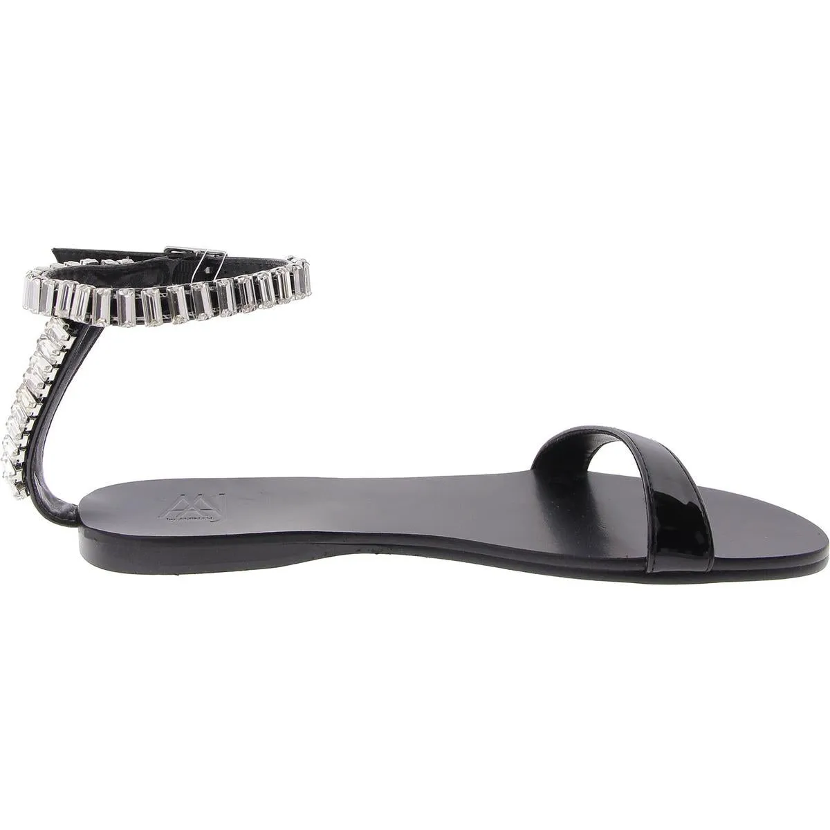 Viktoria Womens Embellished Man Made Ankle Strap