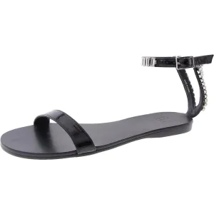 Viktoria Womens Embellished Man Made Ankle Strap