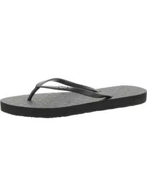 Viva Hi Womens Cushioned Footbed Slip-On Flip-Flops