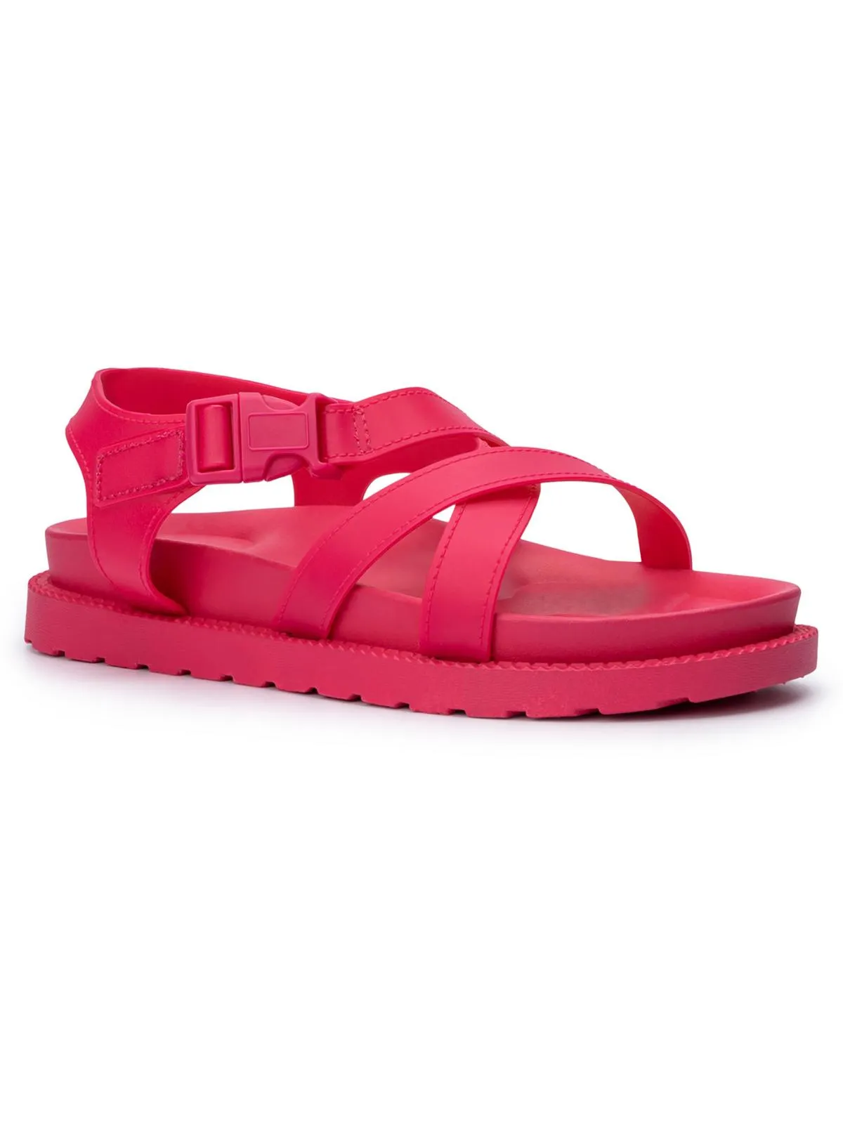 Wendy Womens Embellished Slip-On Wedge Sandals