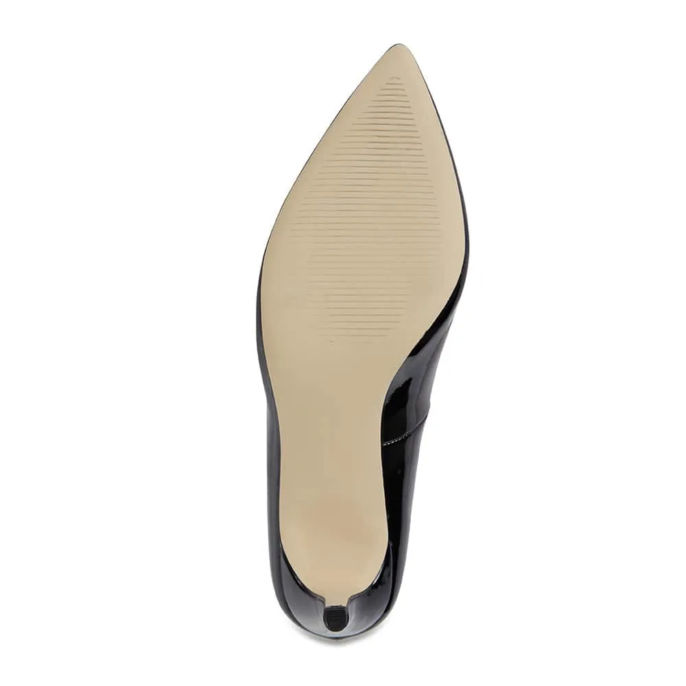 Wild Heel in Black Patent