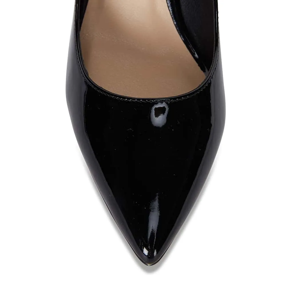 Wild Heel in Black Patent