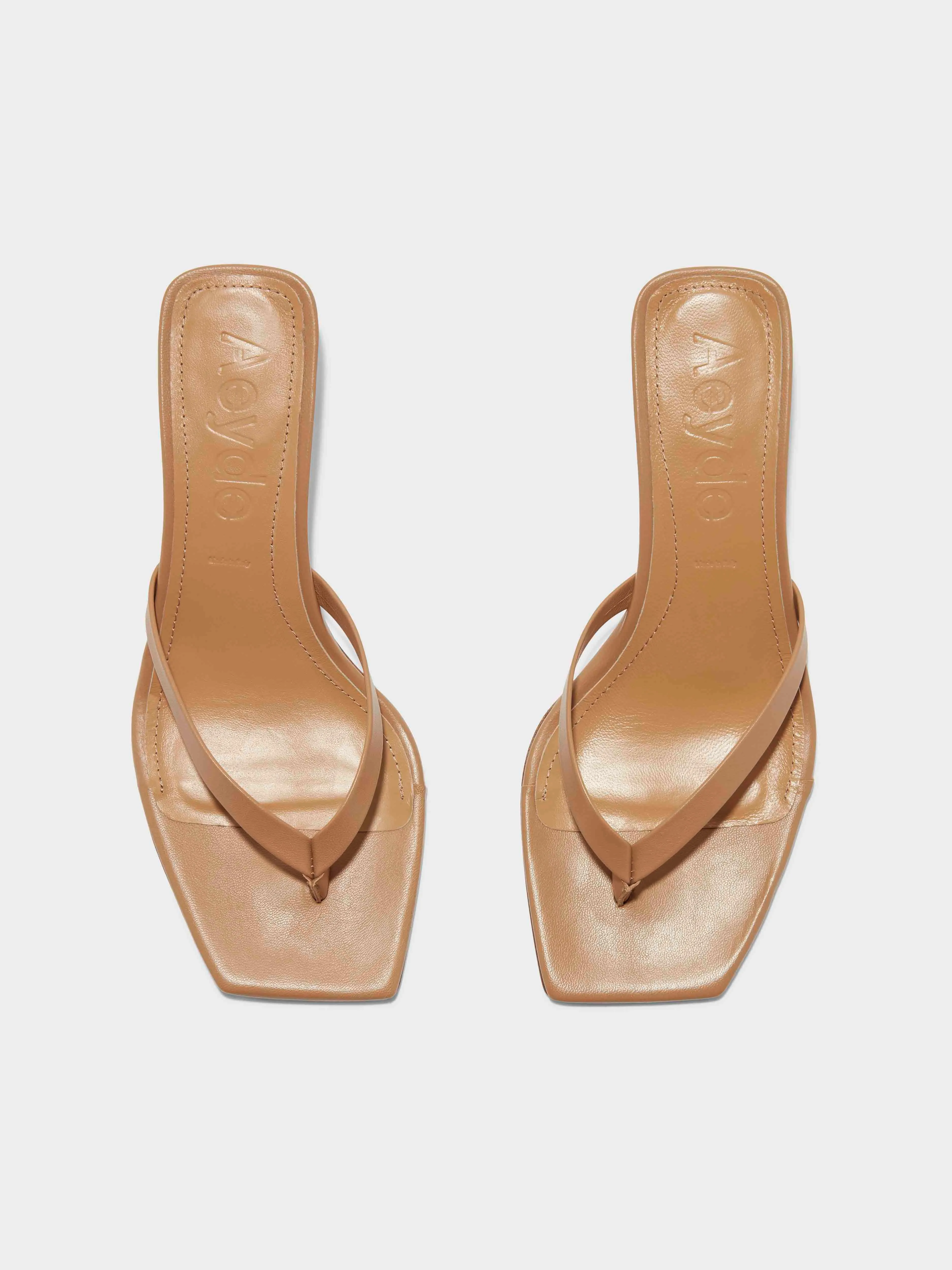 Wilma Leather Thong Sandals