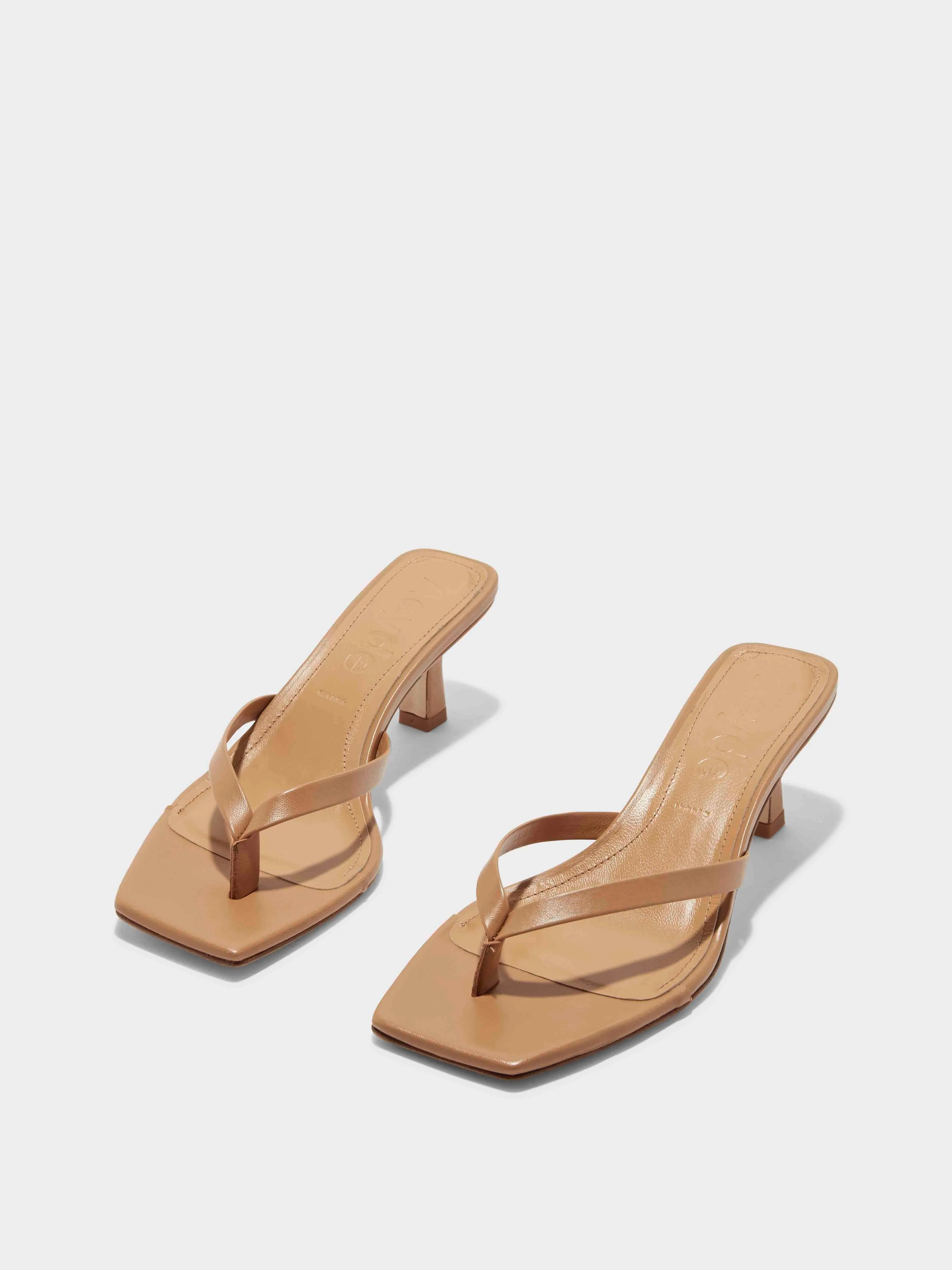 Wilma Leather Thong Sandals