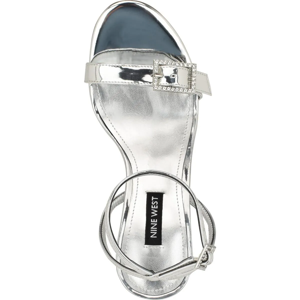 WN Moras 3 Womens Rhinestone Embellished Ankle Strap