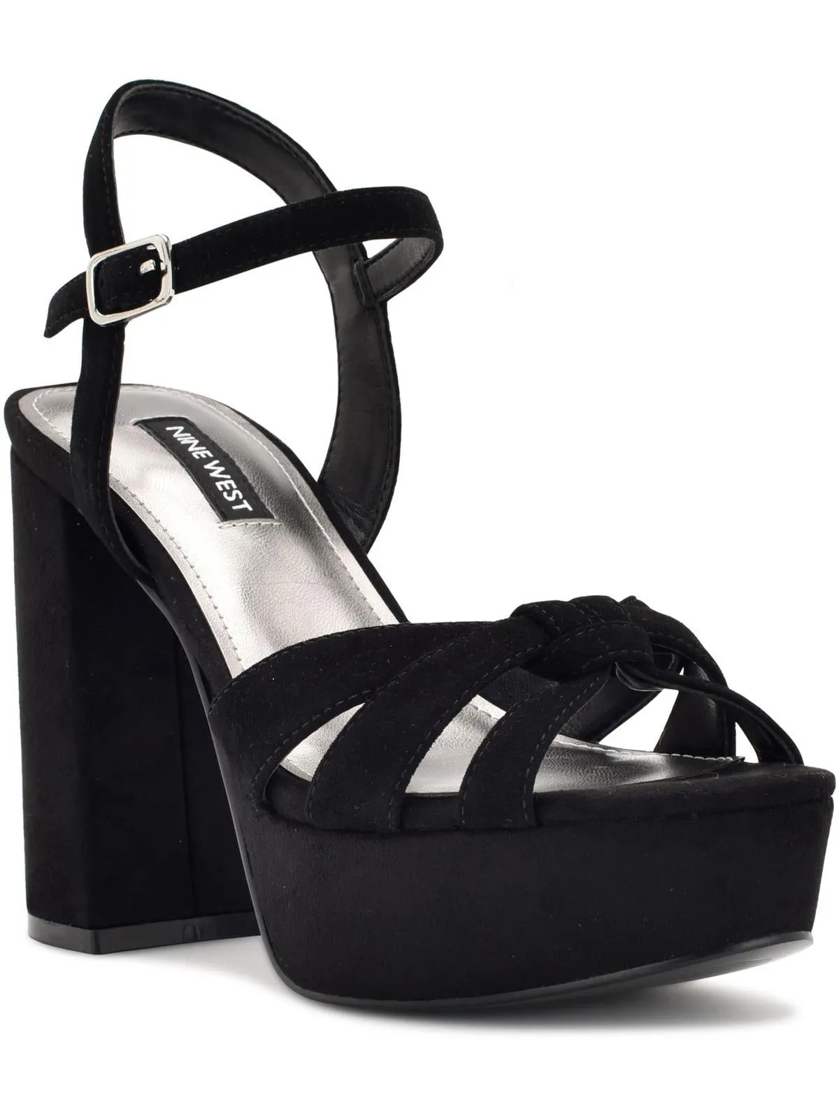 WN Rast Womens Suede Ankle Strap Platform Sandals