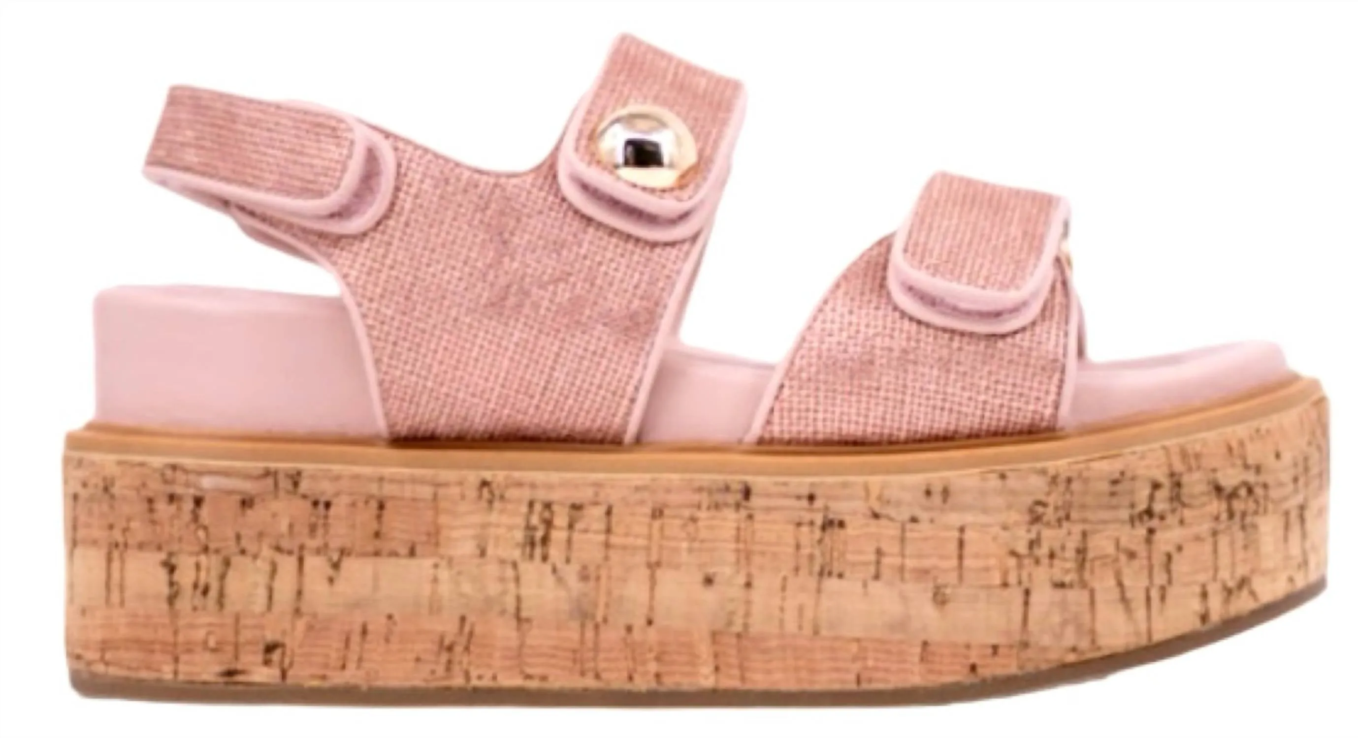 Women Lucille Wedge In Blush Woven