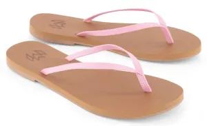 Women Lux Minimalist Flip Flop Sandal In Hibiscus