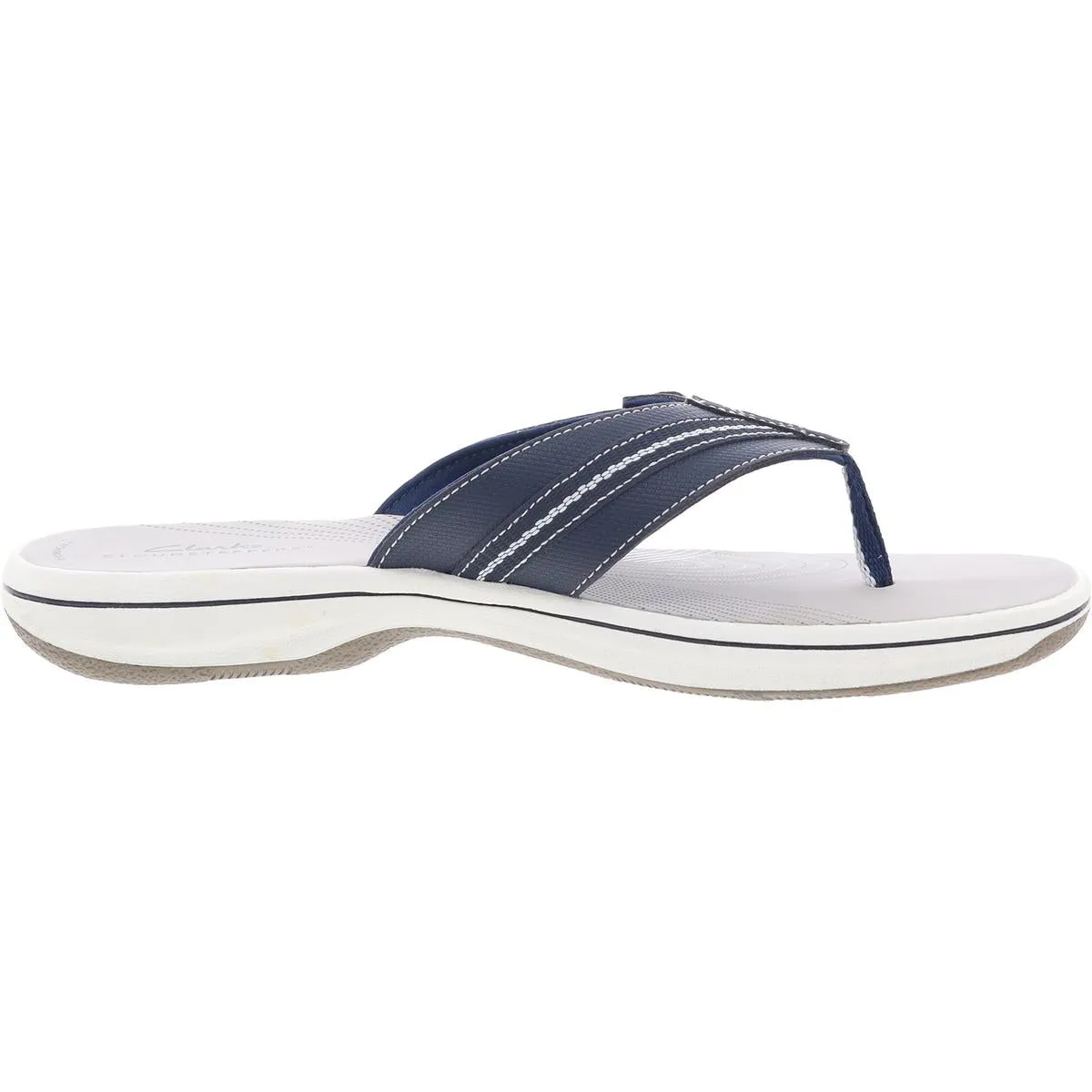 Womens Adjustable Faux Leather Flip-Flops