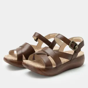 Women's Alegria Bianca Sandal  Classic Leather Comfort with Modern Support