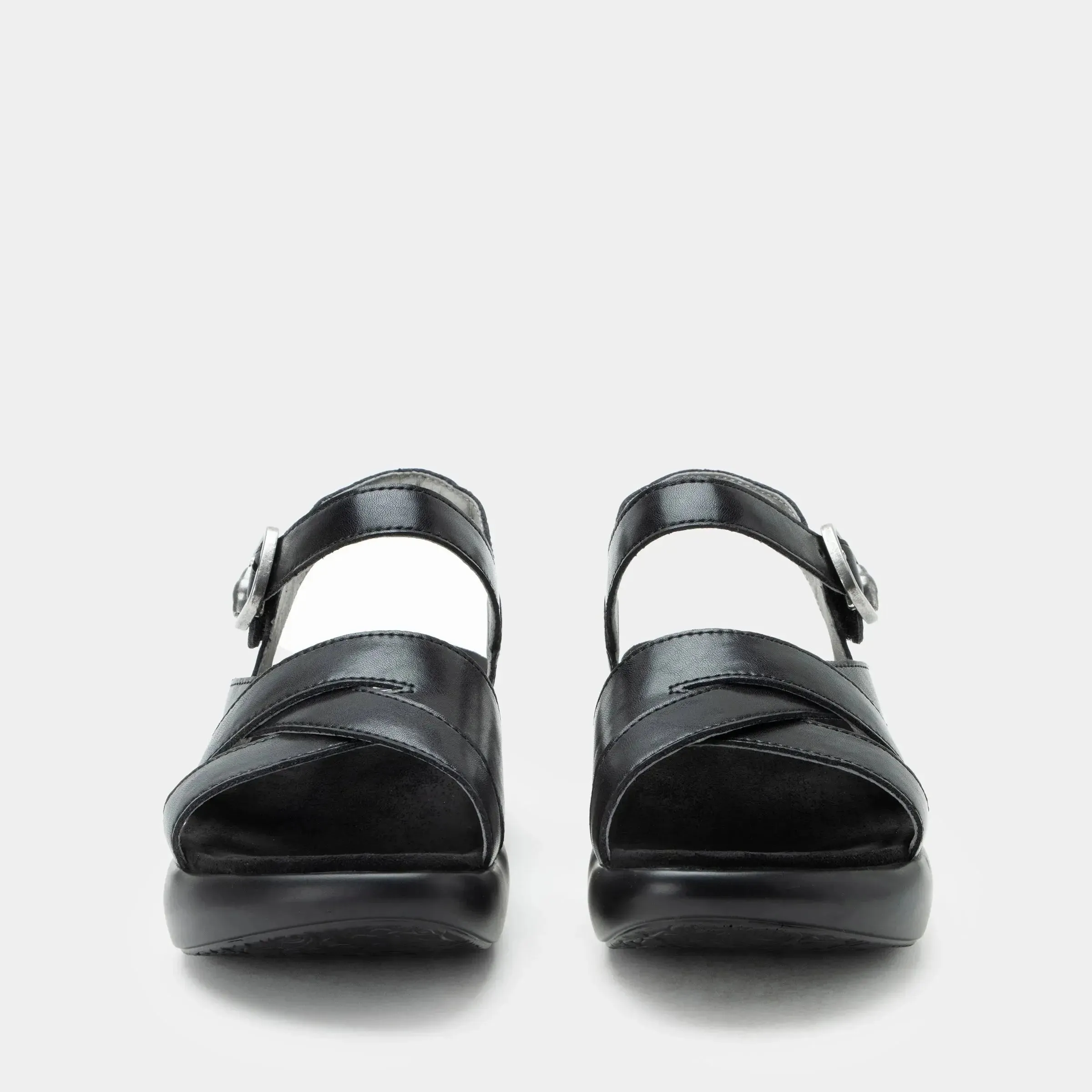 Women's Alegria Bianca Sandal  Classic Leather Comfort with Modern Support