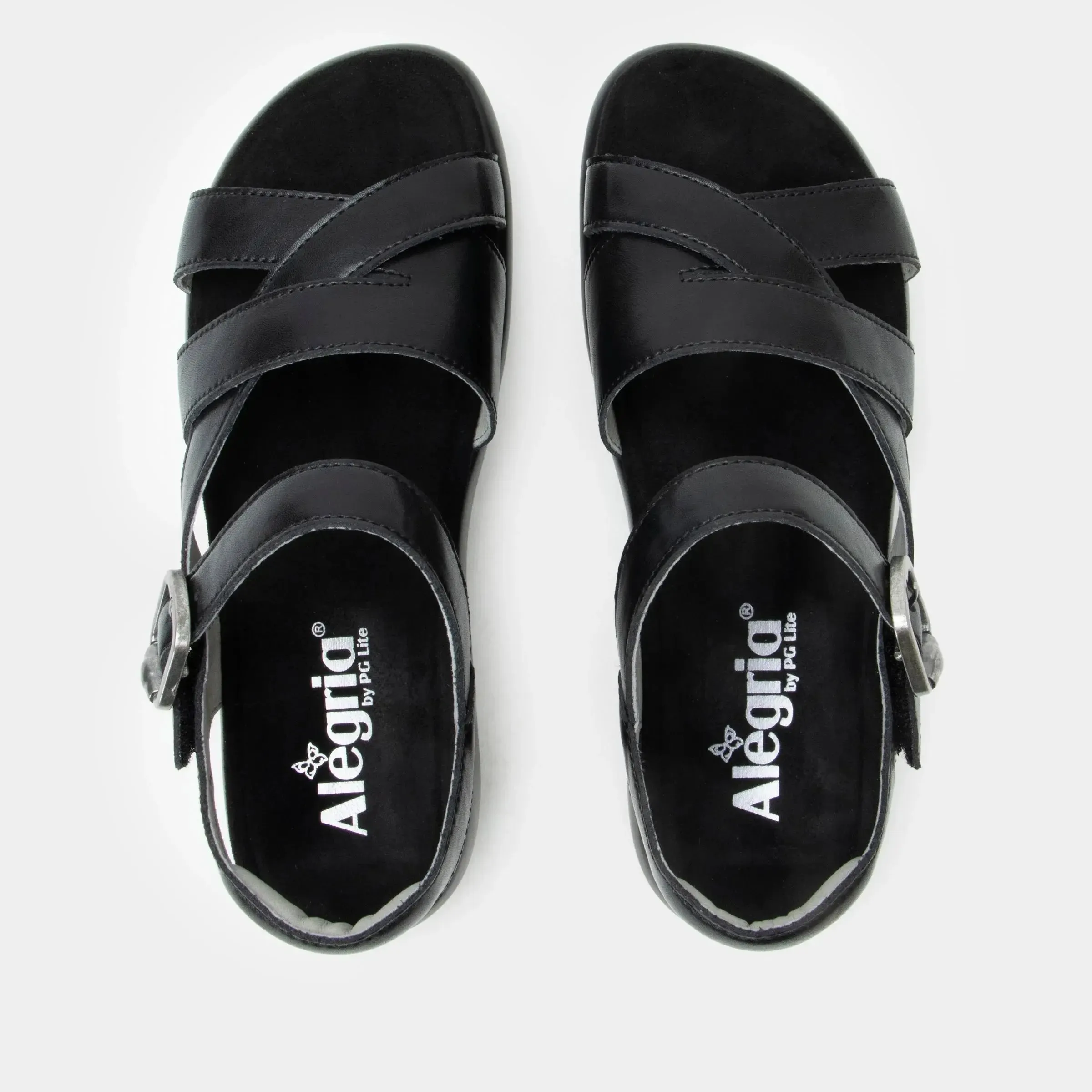 Women's Alegria Bianca Sandal  Classic Leather Comfort with Modern Support