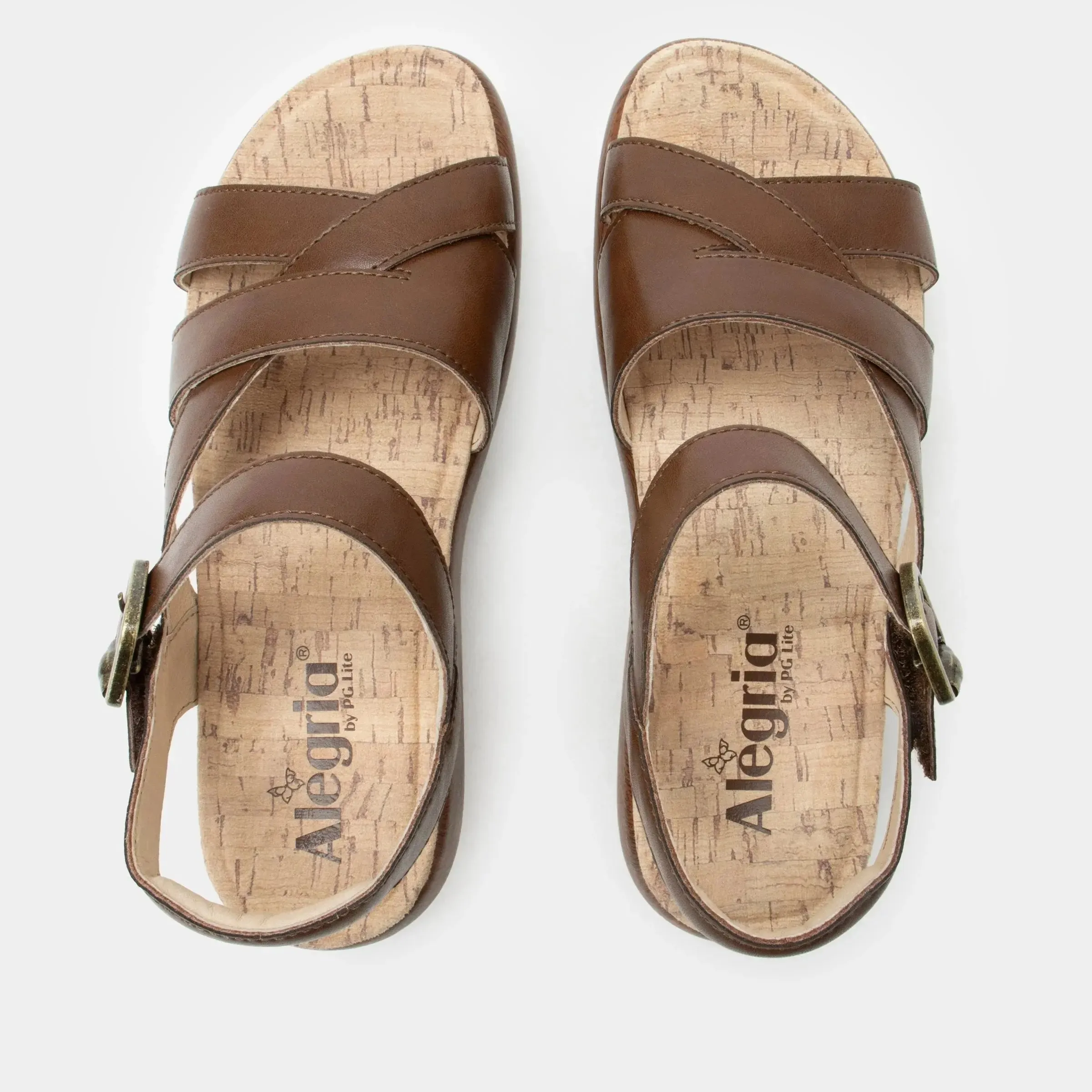 Women's Alegria Bianca Sandal  Classic Leather Comfort with Modern Support
