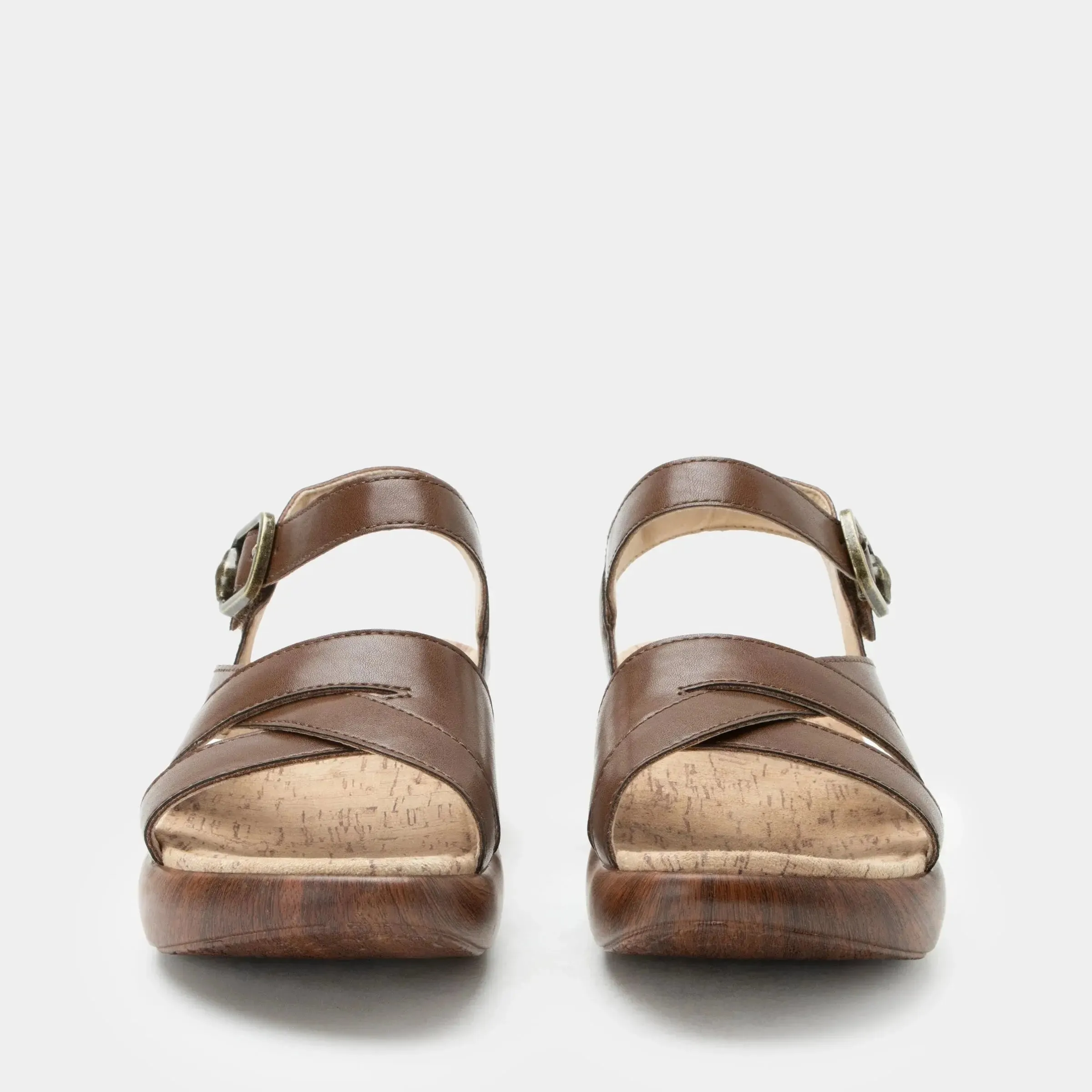 Women's Alegria Bianca Sandal  Classic Leather Comfort with Modern Support