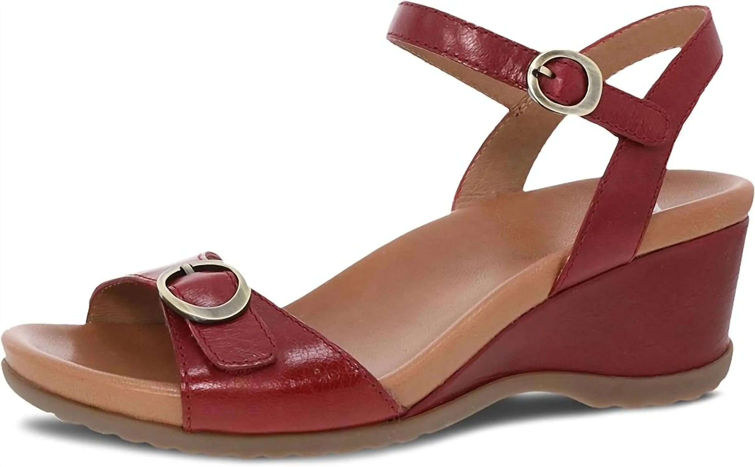 Women's Arielle Wedge Sandal In Red