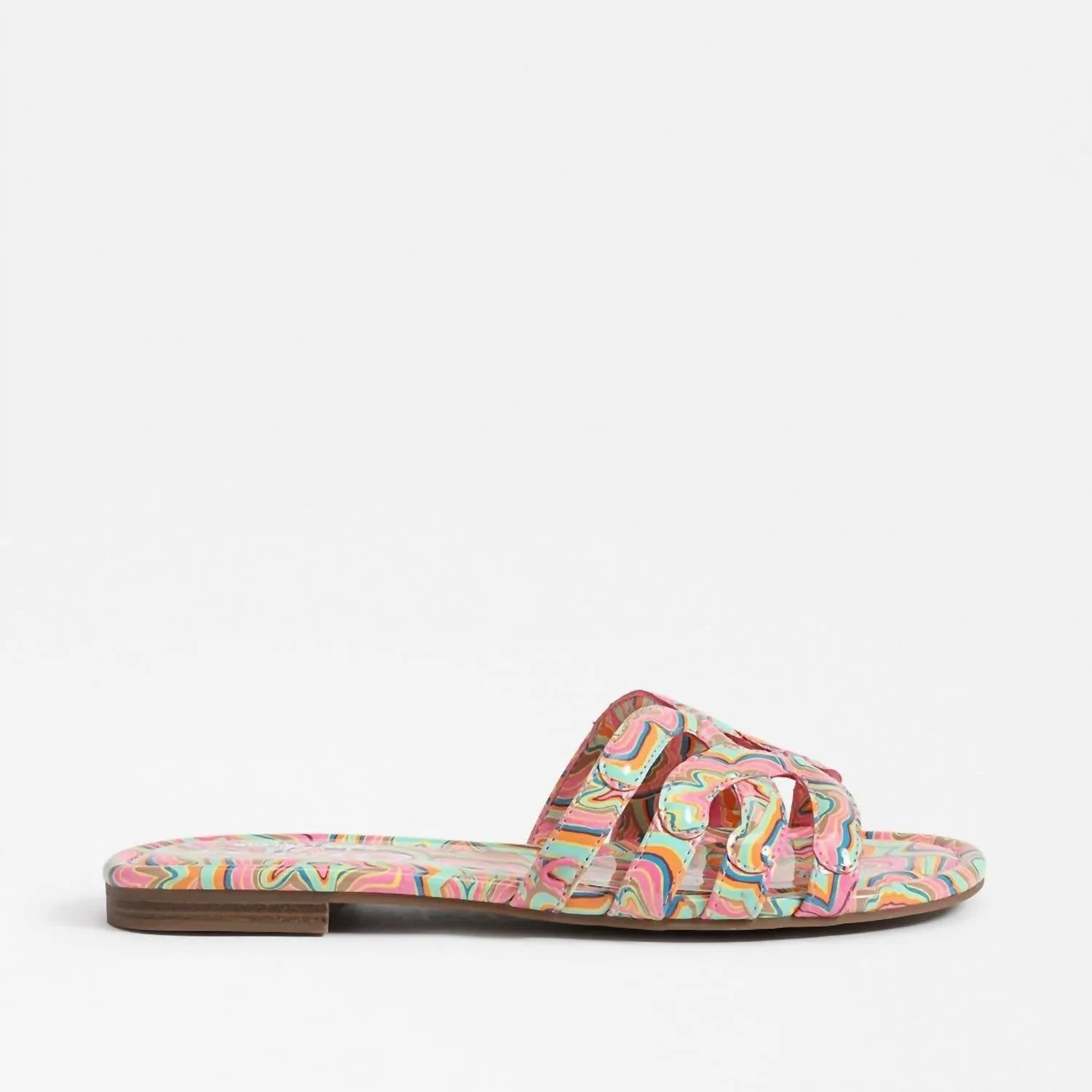 Women's Cat Sandal In Pink Multi