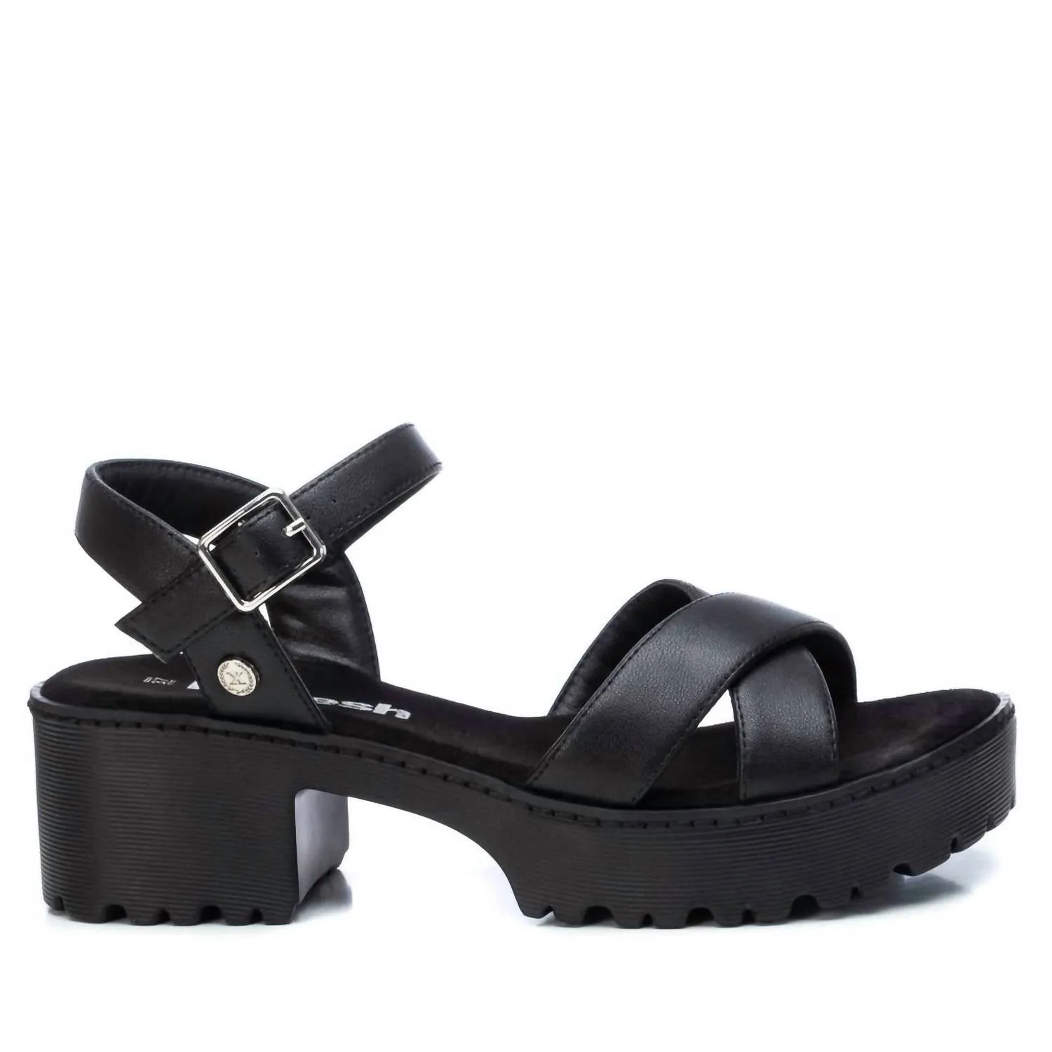 Women's Combat Sandals In Black