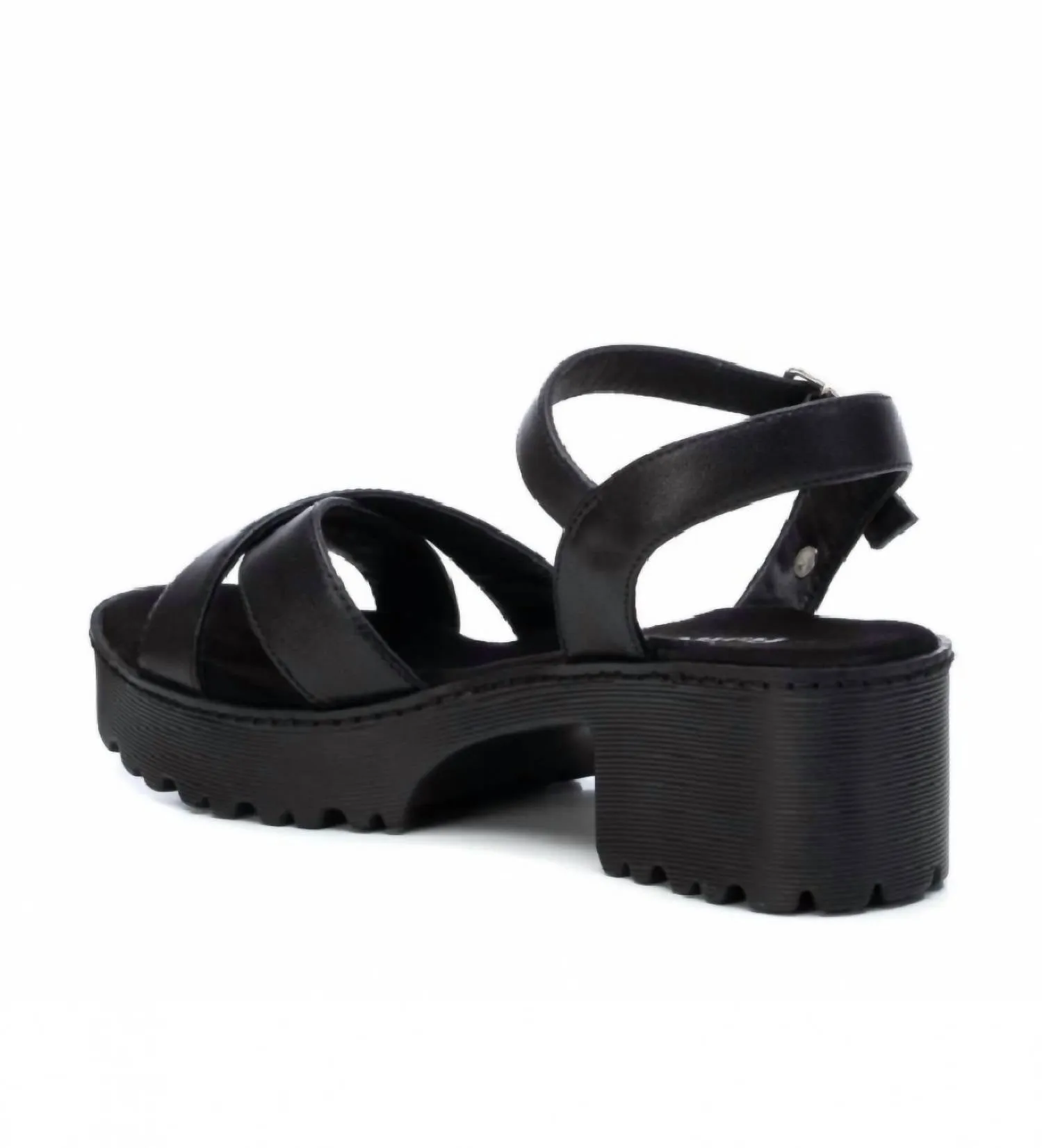 Women's Combat Sandals In Black