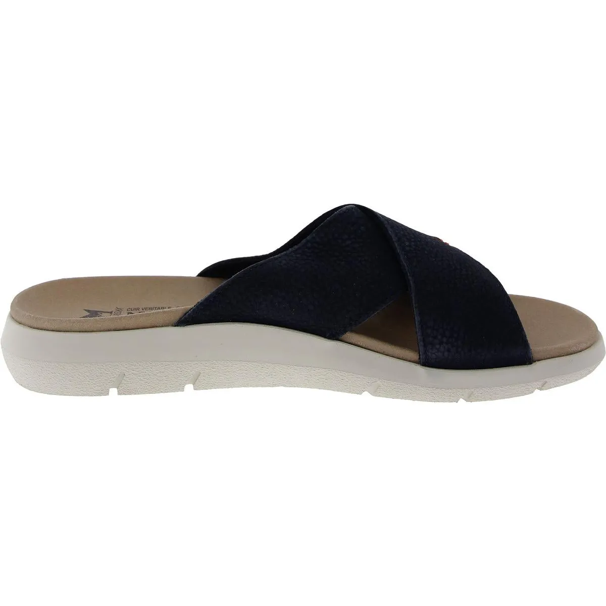 Womens Criss-Cross Slide Sandals