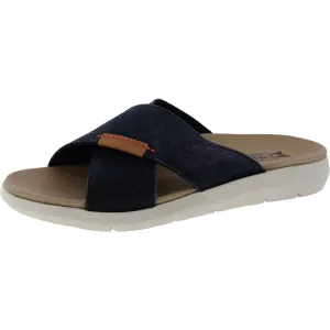 Womens Criss-Cross Slide Sandals