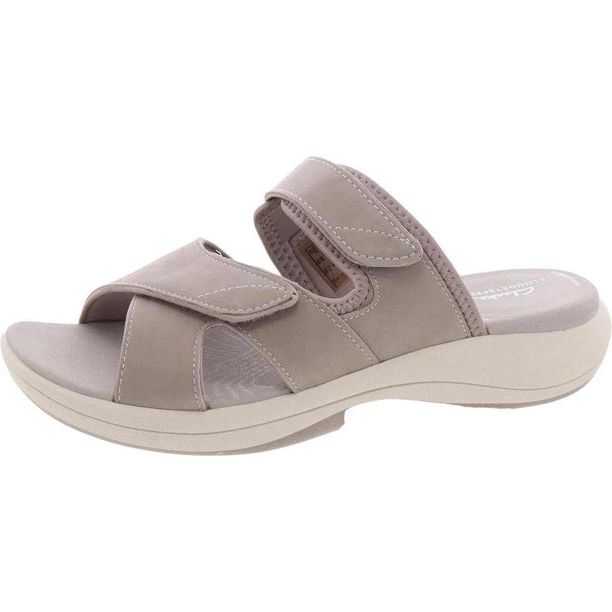 Womens Cushioned Footbed Manmade Strappy Sandals