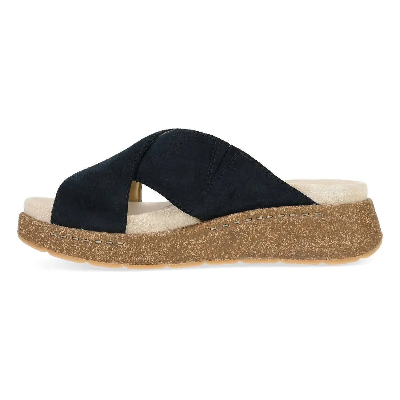 Women's Dansko Bridget Sandal  Stylish Comfort with a Platform Cork Sole