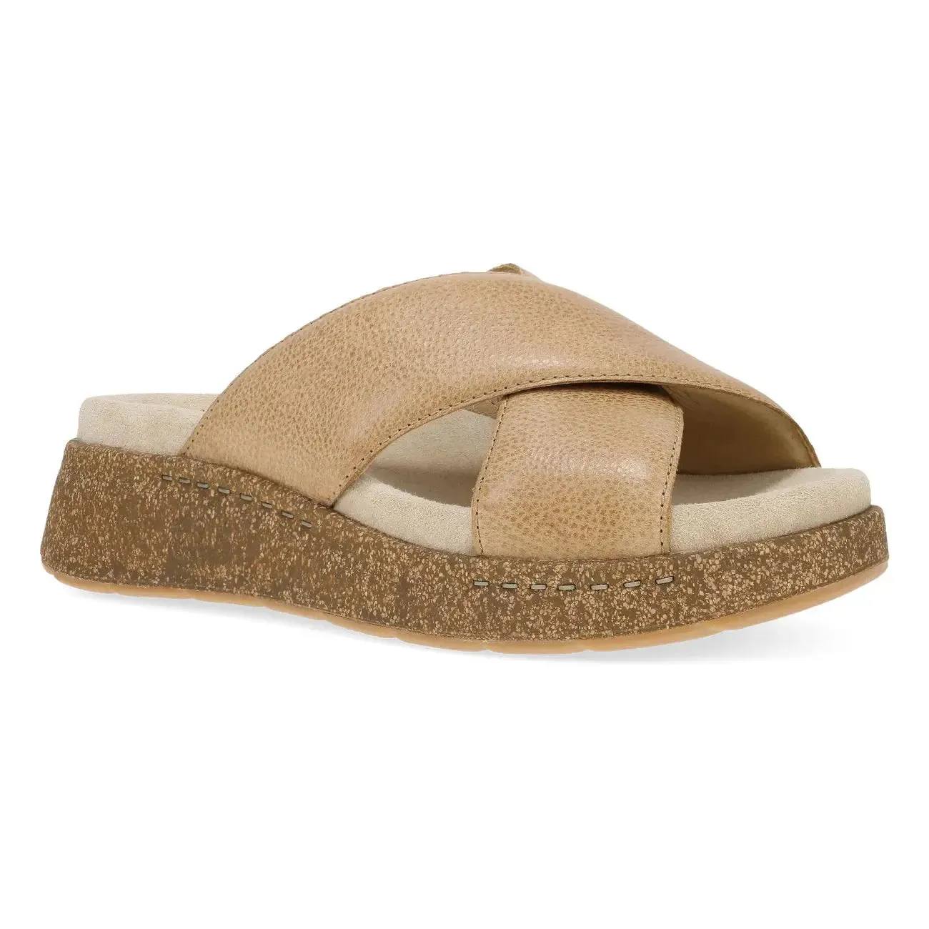 Women's Dansko Bridget Sandal  Stylish Comfort with a Platform Cork Sole