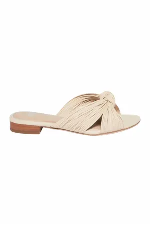 Women's Dany Leather Sandal In Bone