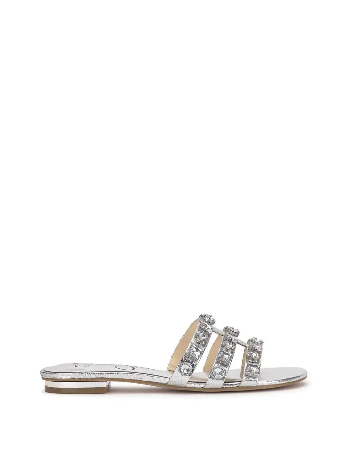 Women's Detta Flat Sandal In Silver