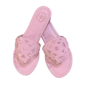 Women's Dramatic Entrance Patent Sandals In Pink