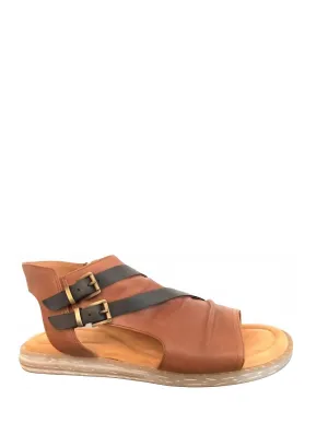 Women's Edy Sandal In Cuoio/black