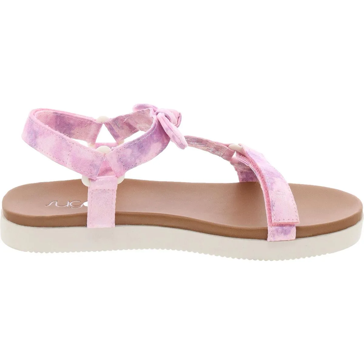Womens Embellished Manmade Strappy Sandals