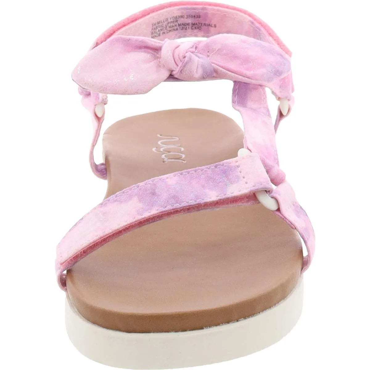 Womens Embellished Manmade Strappy Sandals