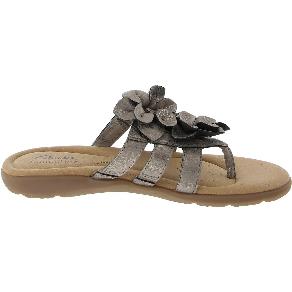 Womens Embellished Thong Sandals