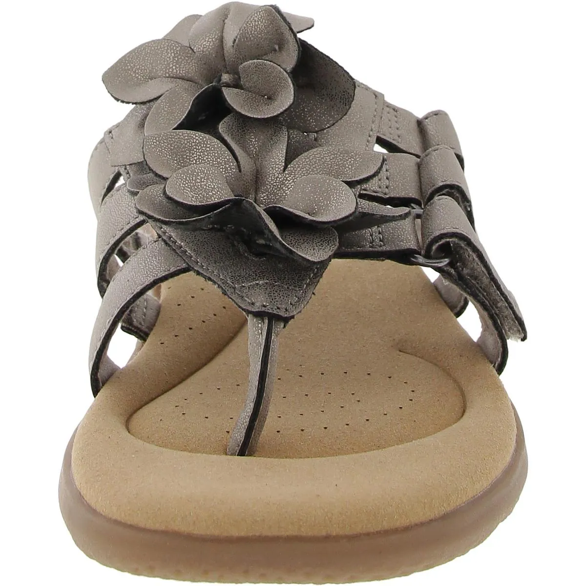 Womens Embellished Thong Sandals