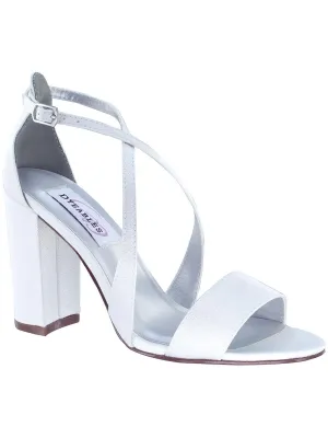 Womens Faux Leather Block Heel