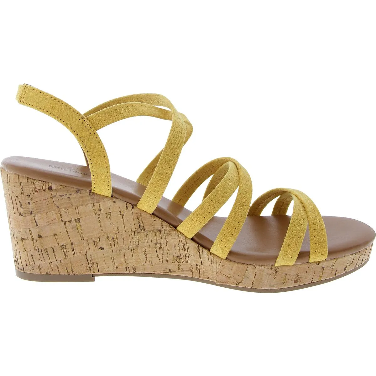 Womens Faux Suede Ankle Strap Strappy Sandals