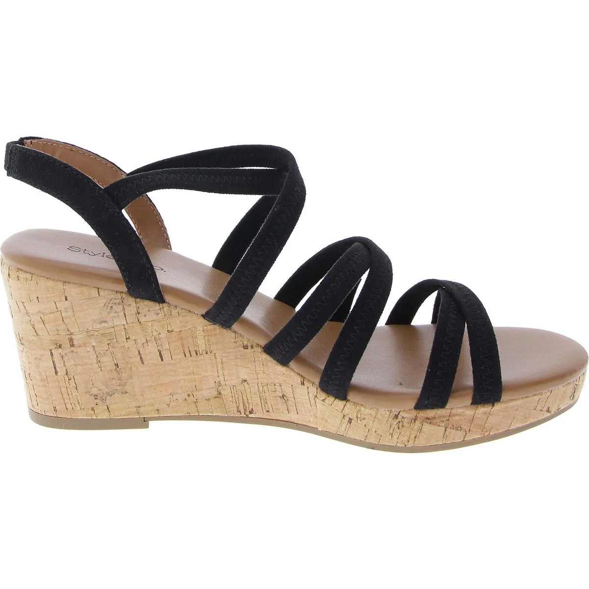 Womens Faux Suede Ankle Strap Strappy Sandals