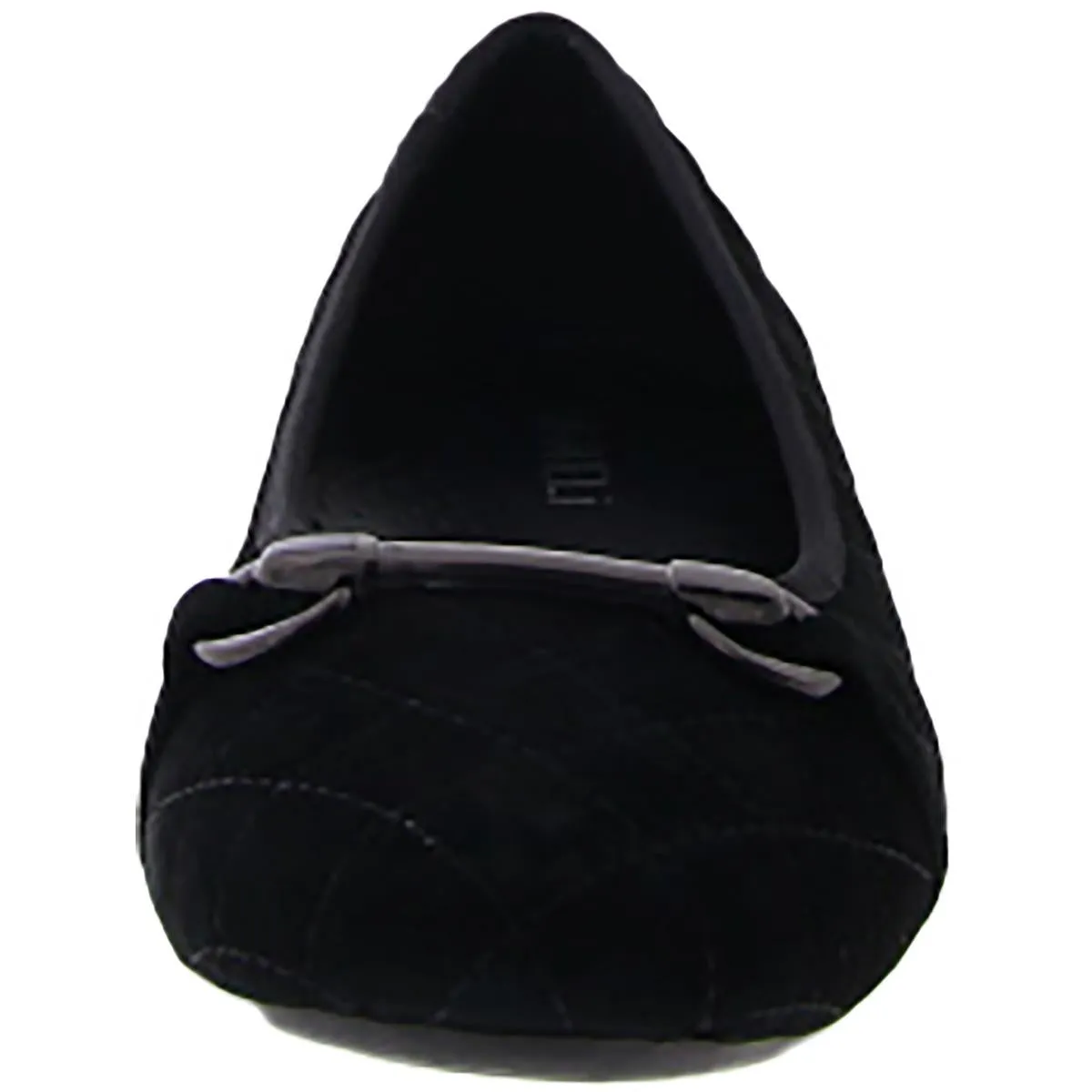 Womens Faux Suede Flat Ballet Flats