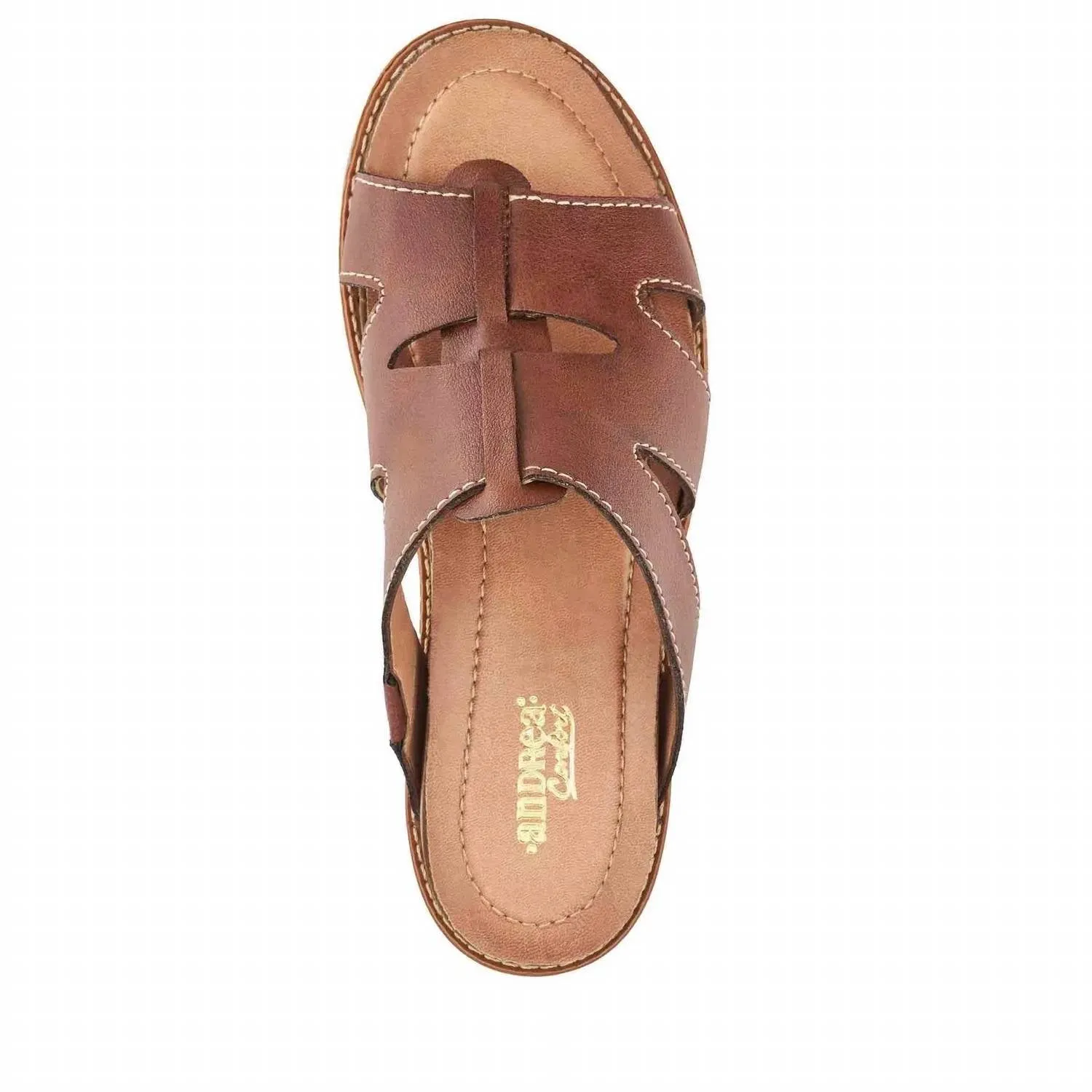 Women's Fisherman Low Wedge Sandal In Brown