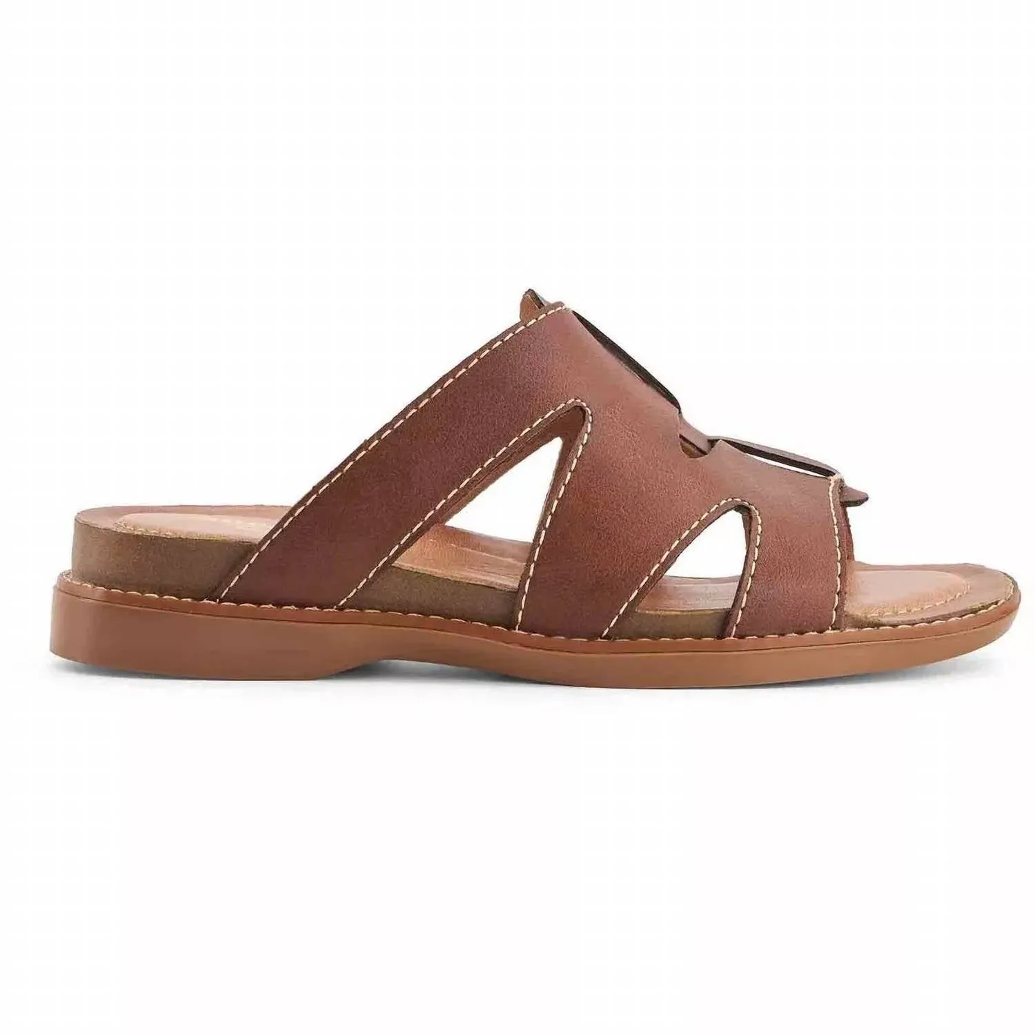 Women's Fisherman Low Wedge Sandal In Brown