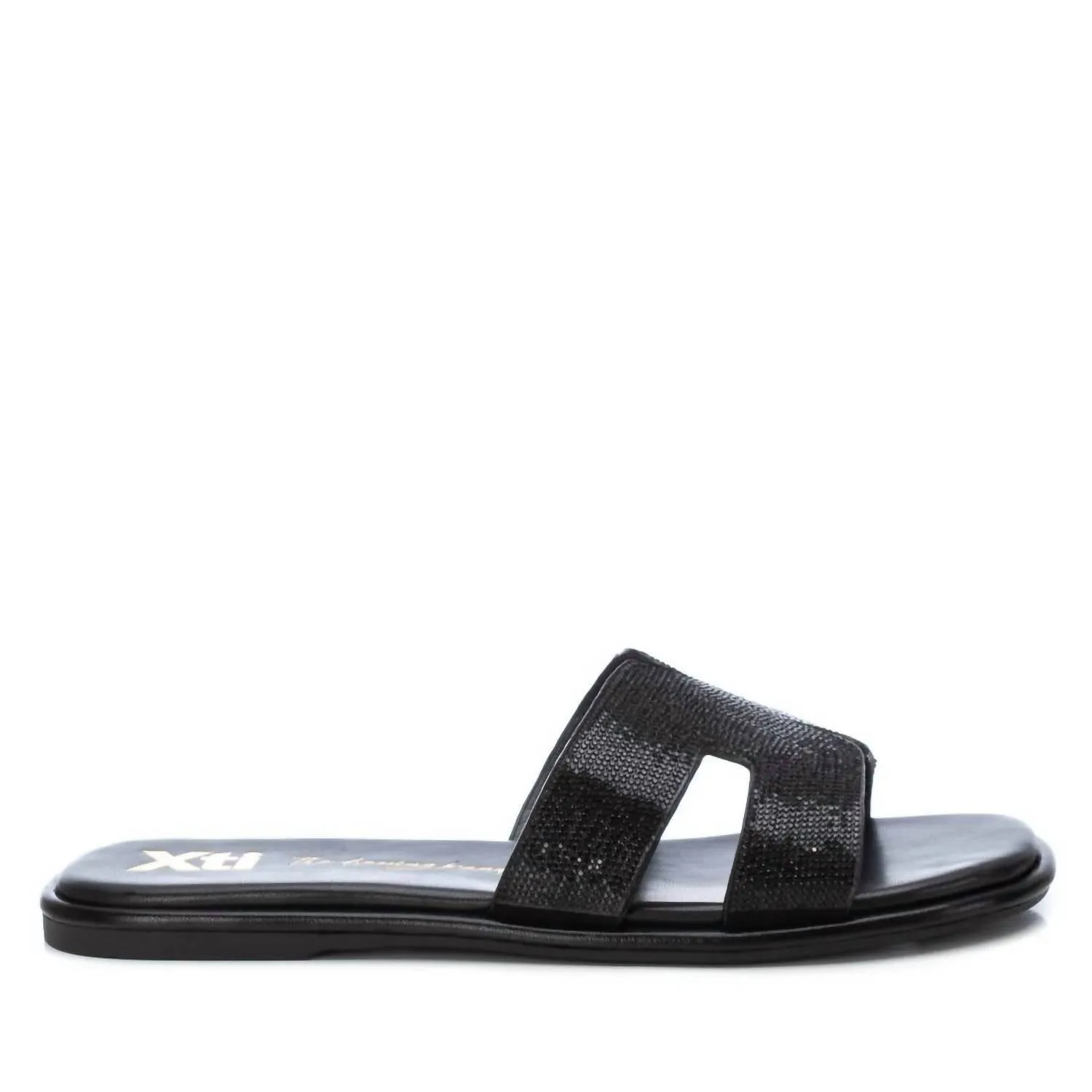 Women's Flat Sandals In Black