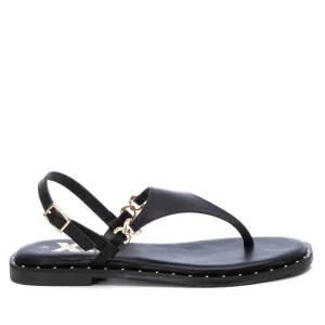 Women's Flat Sandals In Black