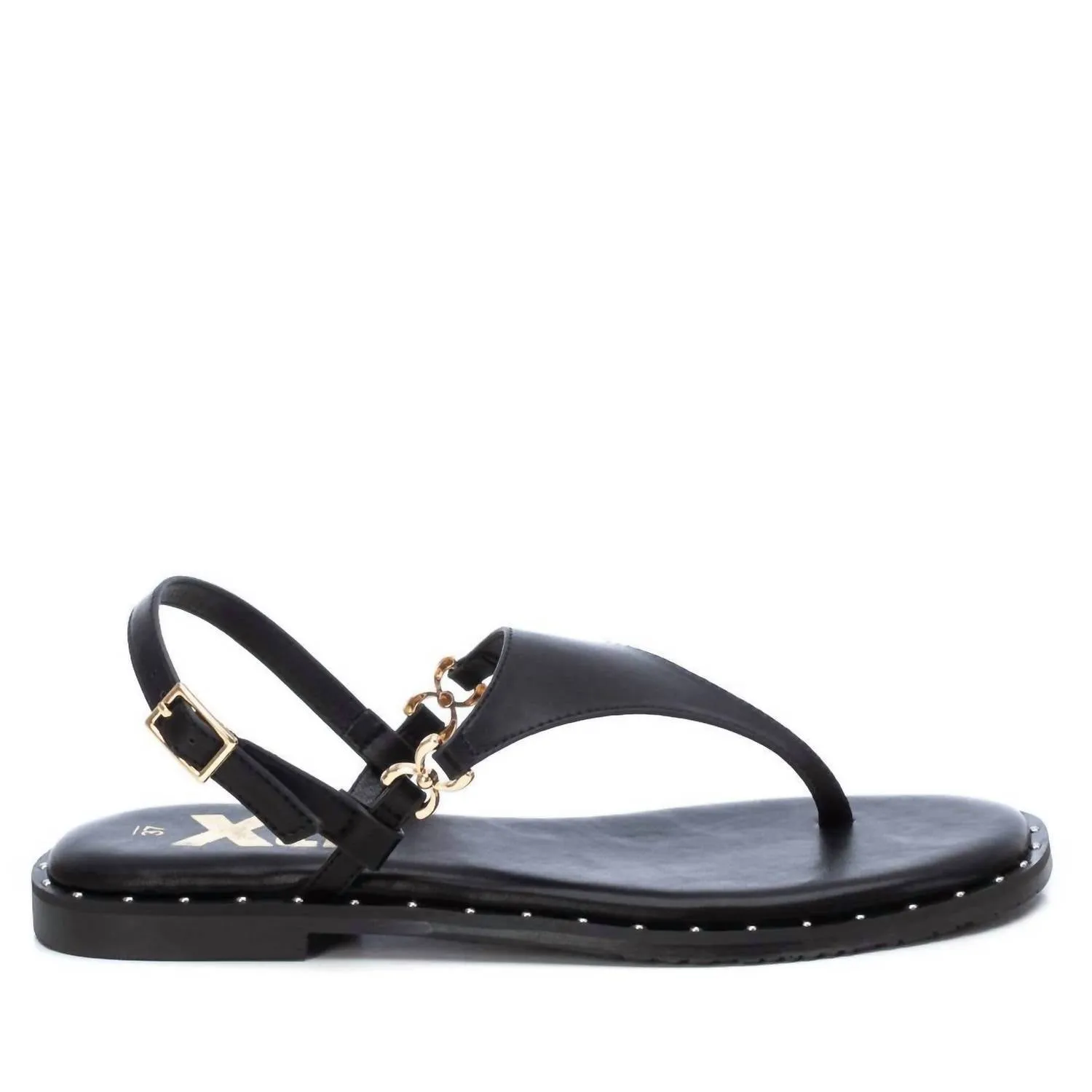 Women's Flat Sandals In Black