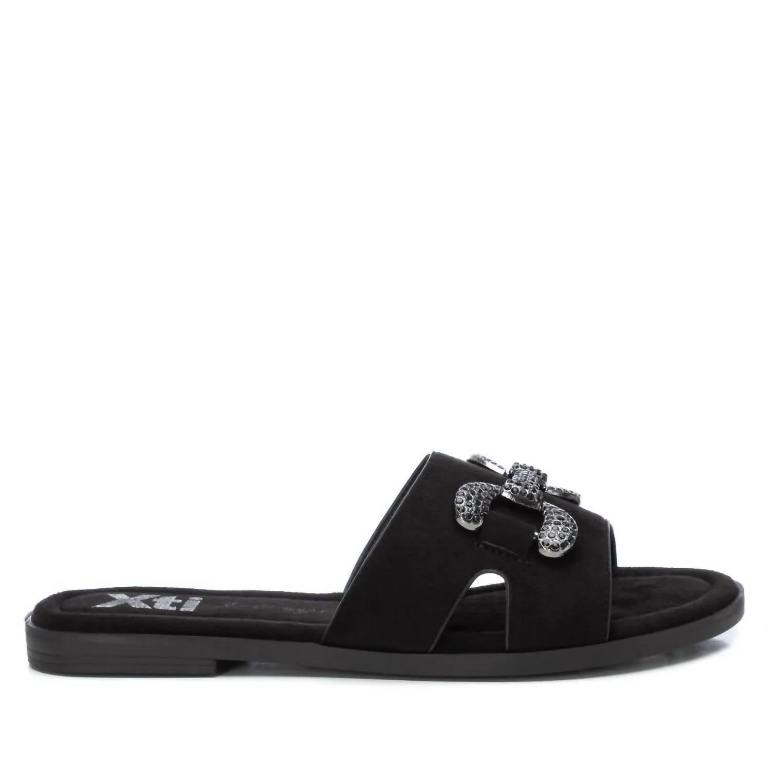 Women's Flat Sandals In Black